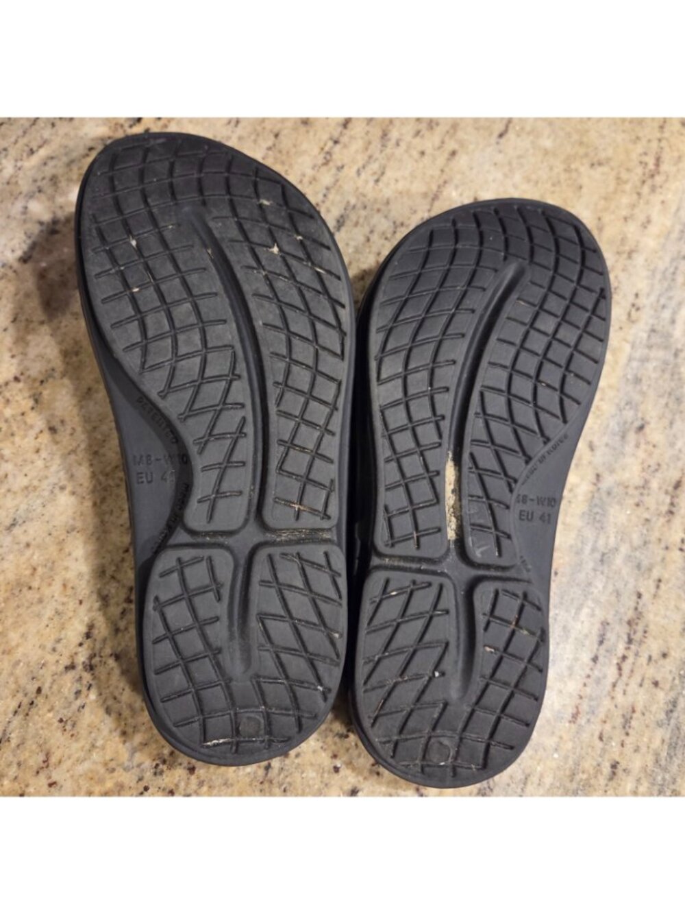 Oofos Original Unisex Recovery Thong Flip-Flop Black Men Size 8 Womens 10 EU 41 - Picture 8 of 14